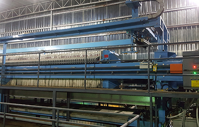 隔膜壓濾機(jī)過濾的泥餅固含量高、分離效果優(yōu)異