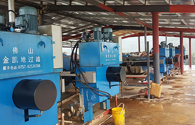 如何處理全自動(dòng)壓濾機(jī)的進(jìn)，出口管故障