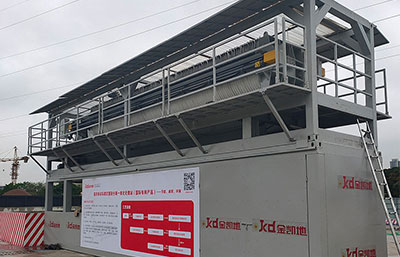 快捷移動(dòng)式車載洗沙脫水壓濾機(jī)