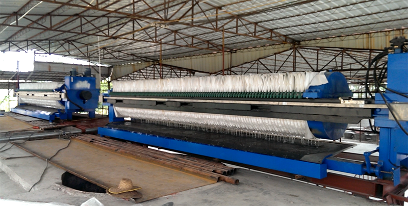 污泥回收成砂-金凱地污泥廂式壓濾機(jī)