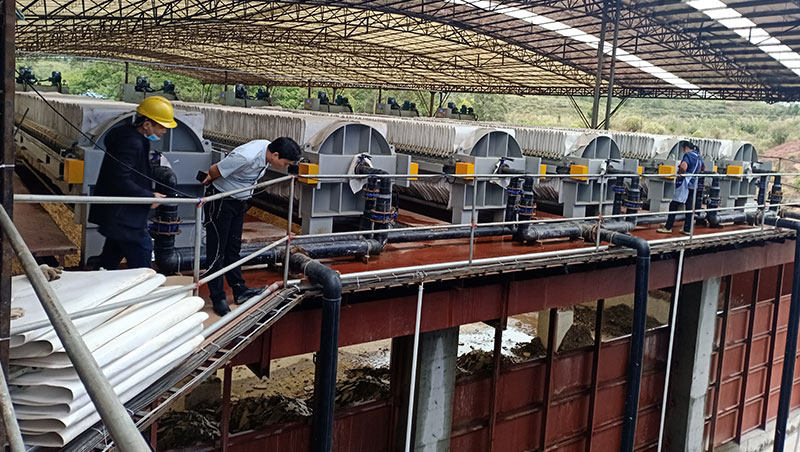 污泥廂式壓濾機(jī)用它洗石制砂 高效環(huán)保不耽誤